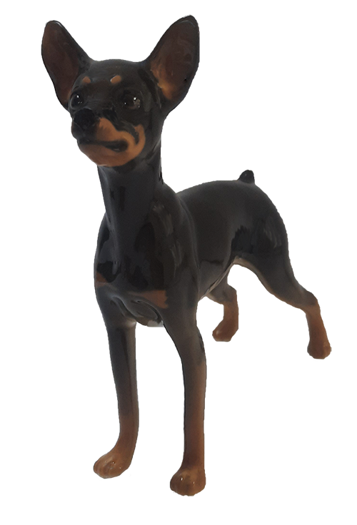 Скульптура "Той-Терьер" стоящий