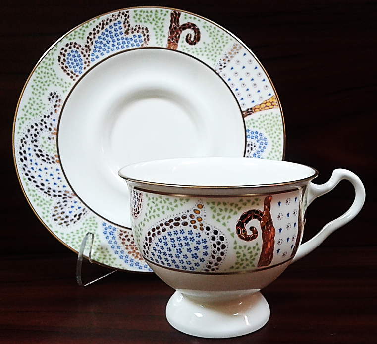 Чашка с блюдцем чайная Айседора "Мариенталь голубой"